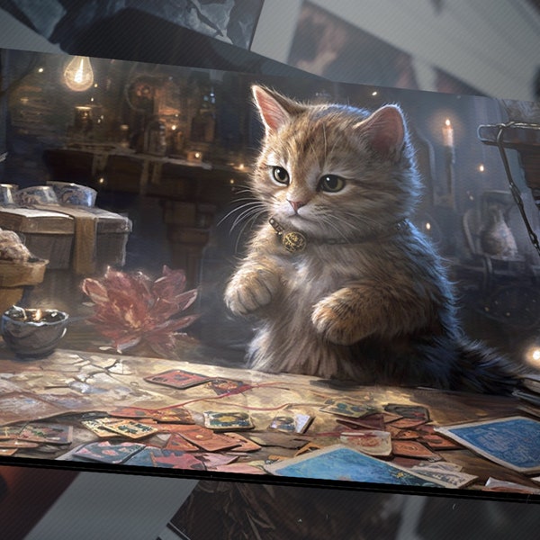 Mtg Cat Playmat Etsy