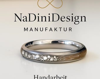 Tierisch schöne Fellandenken aus Haaren deines Haustieres | Edelstahlring | Silber, Gold | Einzigartig veredelt | Trauer verstorben