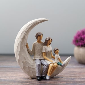 Family Figurines #Lowest price ever# Nordic Style Father, Mother and Child, Minimalist Figurines,Home Decor, mother&#39;s day gift
