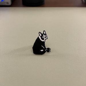 Plankton - Boston Terrier Enamel Pin
