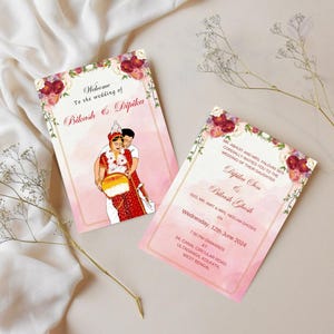 buy bengali wedding invitation cards online