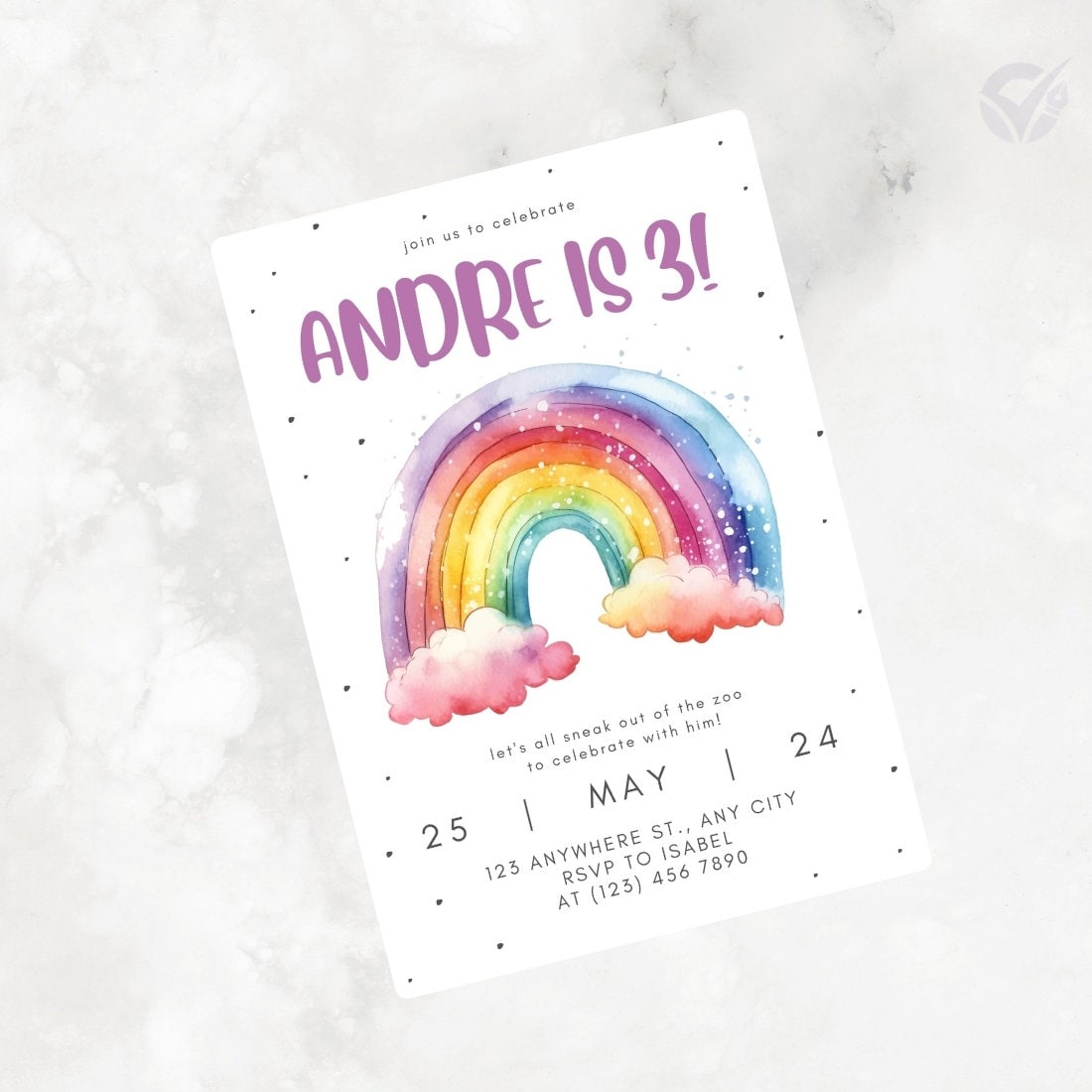 Baby Birthday Party Invitation Personalized Printable for Your Little ...