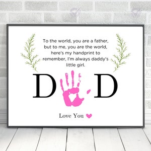 Fathers Day Gift from Daughter Heartfelt Creations for Dad 1st Fathers Day Gifts From Daughter Ideas 2024 Fathers Day Gift Ideas for Kids
