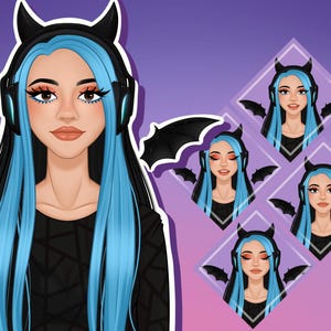 Custom Pngtuber Avatar for Twitch Streamers, Discord, Youtube, Tiktok ...