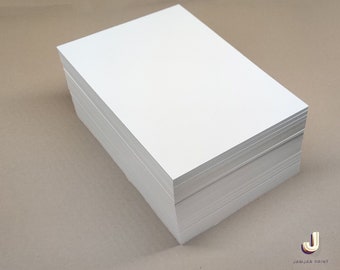 A6 White Card 250gsm Bulk offer 450 Sheets. Premium White Arts &Crafts