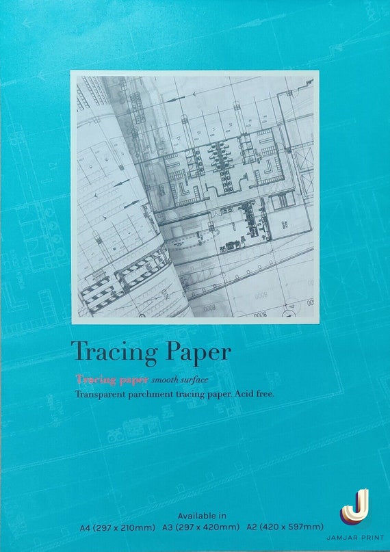 A2 Tracing Paper 112GSM+170GSM+200GSM, HIGHEST QUALITY. Crafts A2 Homeschool