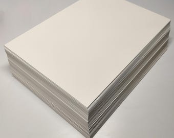 Extra Thick 610gsm / 800 microns off White Backing Board BULK OFFER A5 / A4 / A3