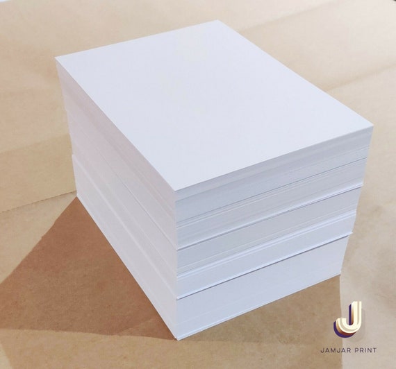 Smooth White Craft Card: 350gsm, A3/A4/A5/A6 Bulk Pack