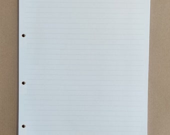 A4 Loose Sheet Lined Ruled Report up to 500 Sheet