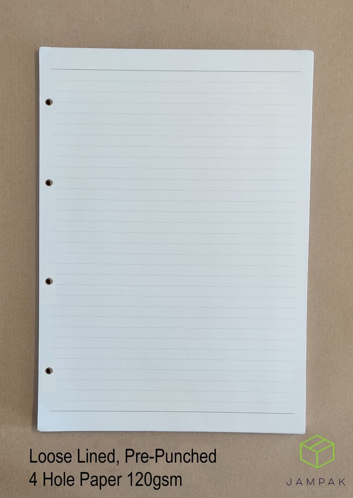 Optimal A4 Refill Paper - 135 Sheet, 100GSM Lined Paper, 10mm Rules - 4