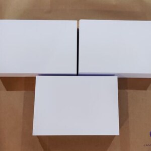 White Craft Card A5, A6 Packs 250gsm 350gsm Premium Uncoated Arts&Crafts. bild 4
