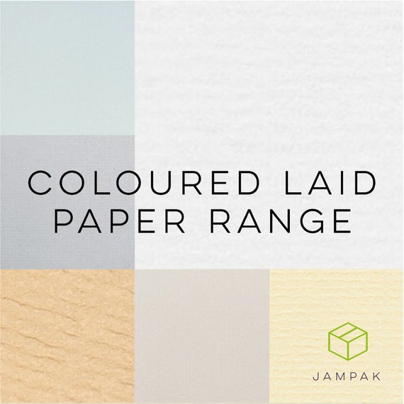 A4 Laid Cardstock: Textured Craft Paper (100-350gsm)