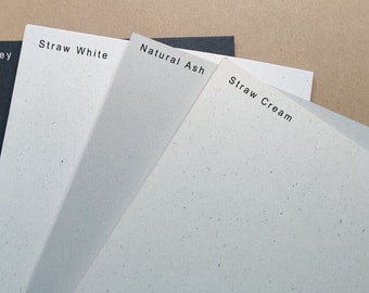 KRAFT paper 120GSM premium craft paper A4 Sizes. Cream/White. FREE P&P