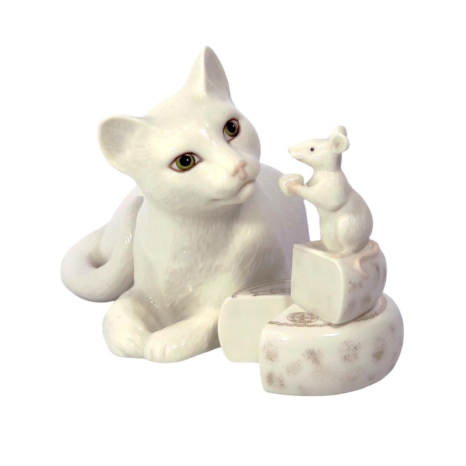 Lenox Cat Figurine - Etsy