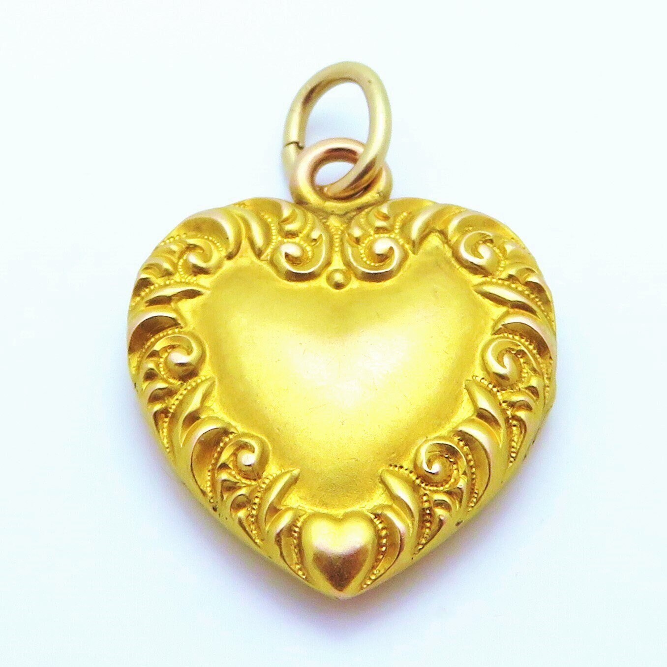 Antique 14K Solid Gold 0.12-0.13CT Old Cut Diamond Locket Necklace, Ca –  MemoryStation2013