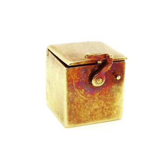 Vintage 14K Gold Sloan & Co Enamel Mechanical Clo… - image 2