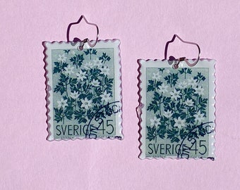 Wildflower Stamp Earrings