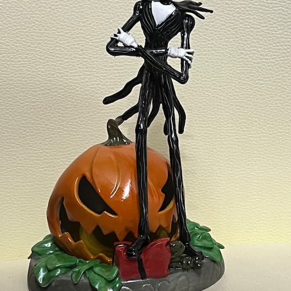 Jack Skellington 3D printed hand painted 6.5” tall