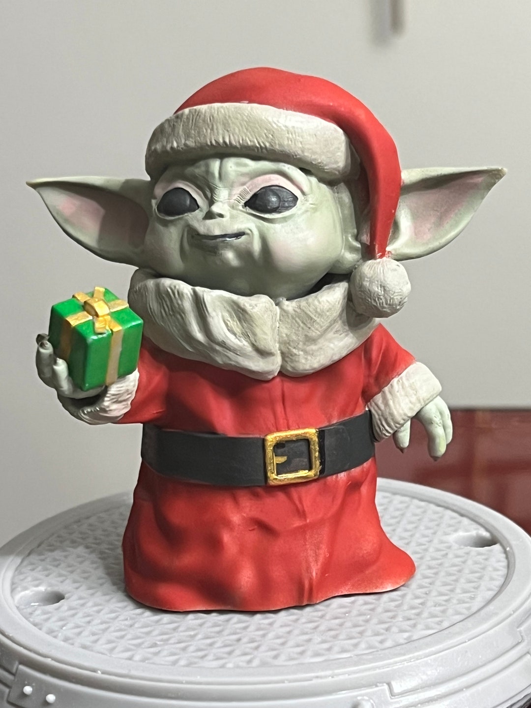 Baby Yoda Grogu Christmas Santa Claus Etsy