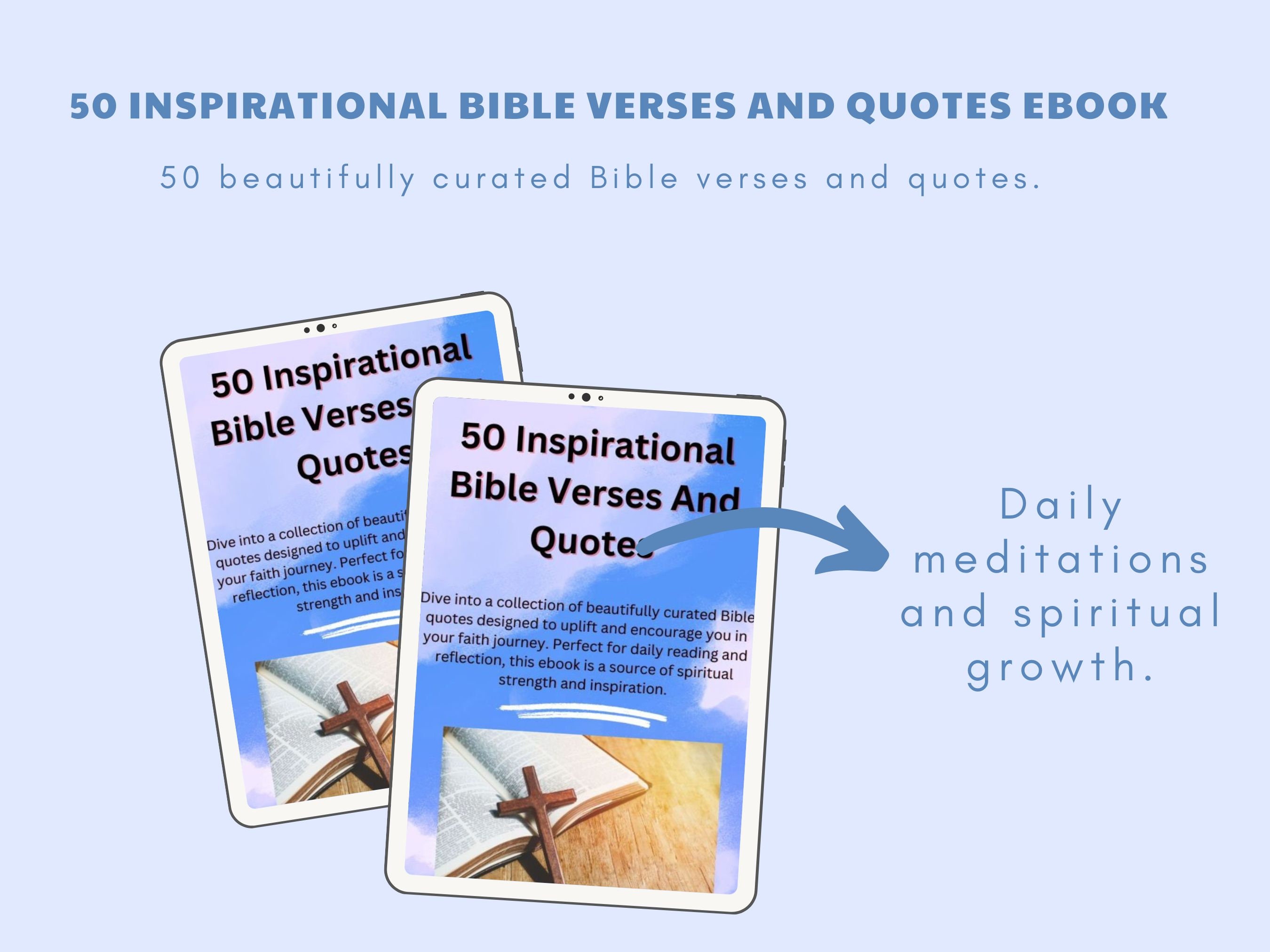 50 Inspirational Bible Verses and Quotes Ebook - Daily Motivation and ...