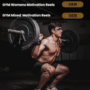 2000+ Workout Gym Motivation Videos for TikTok, Instagram, YouTube Shorts | Canva Editable | Featuring Famous Bodybuilders and Athletes