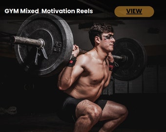2000+ Workout Gym Motivation Videos for TikTok, Instagram, YouTube Shorts | Canva Editable | Featuring Famous Bodybuilders and Athletes