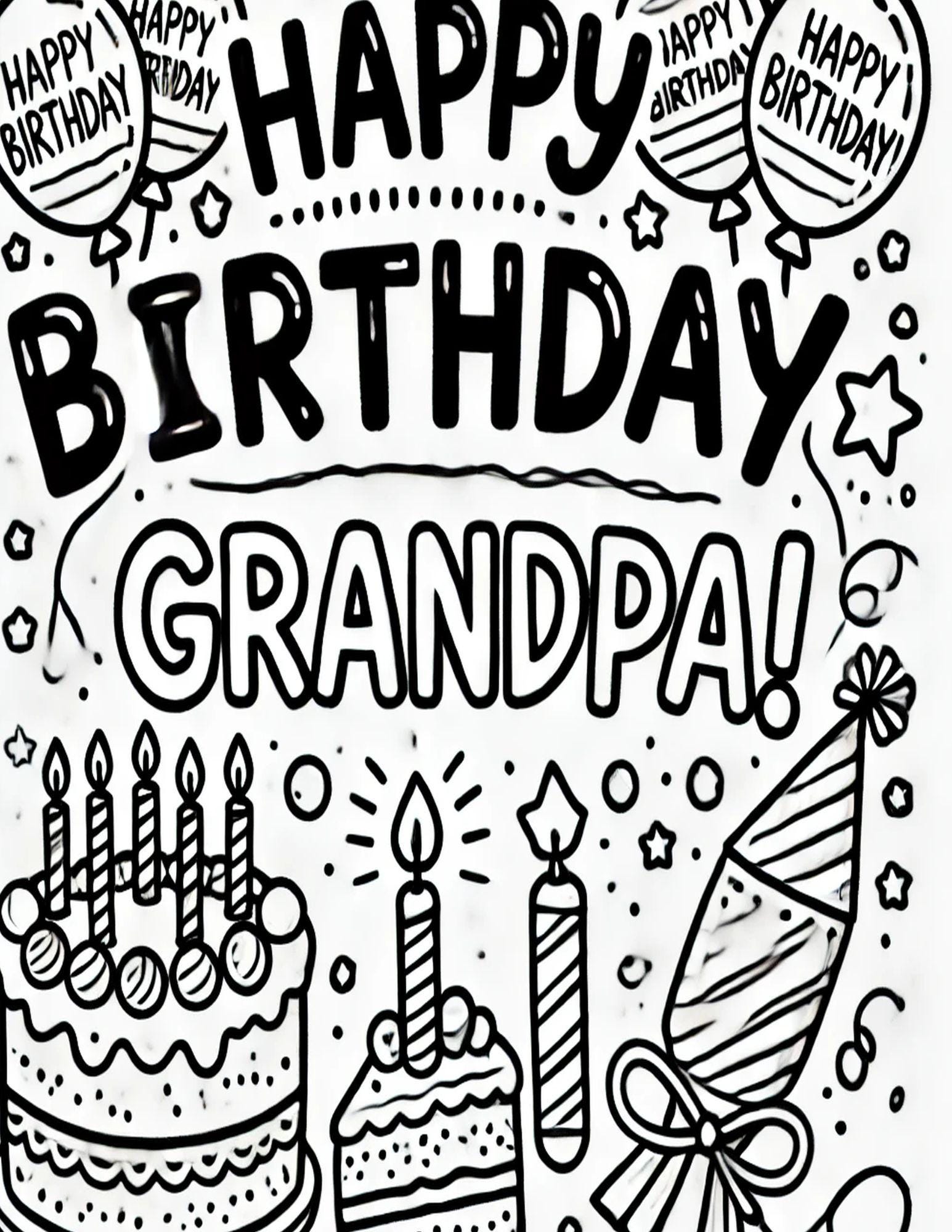 Grandpa color page - Etsy België, image size:1545x2000