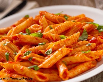 ¡Receta de pasta cremosa con tomate!