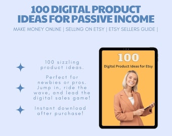 100 najlepszych pomysłów na produkty cyfrowe dla sukcesu Etsy | Ostateczny przewodnik dla małych firm | Zwiększ sprzedaż online | Najlepsze strategie sprzedawców
