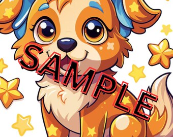 Playful Puppy PNG Illustration | High-Quality Digital Download