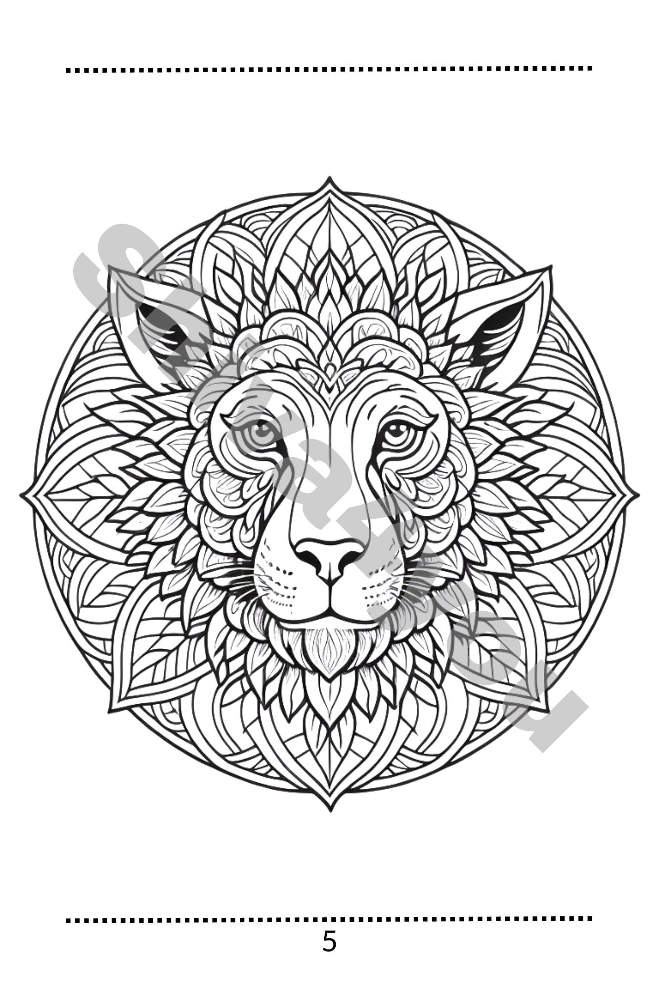 Mamas Mandalas / 30 Tiere Zum Ausmalen Für Erwachsene - Etsy