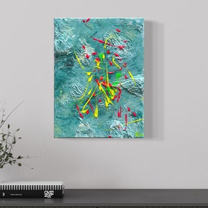 UNKNOWN GALAXY | Canvas with structure | Textured Art | Abstract Art I Modern and Textured Wall Art I Art 3D I Structural Image