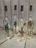 Bottle light - decorative lamp - gift light - thank you - with saying - personalized - LED light chain - Christmas - wedding