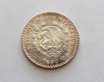 mexico 1 peso 1967 world coin