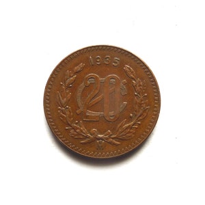 mexico 1935 20 centavos world foreign coin