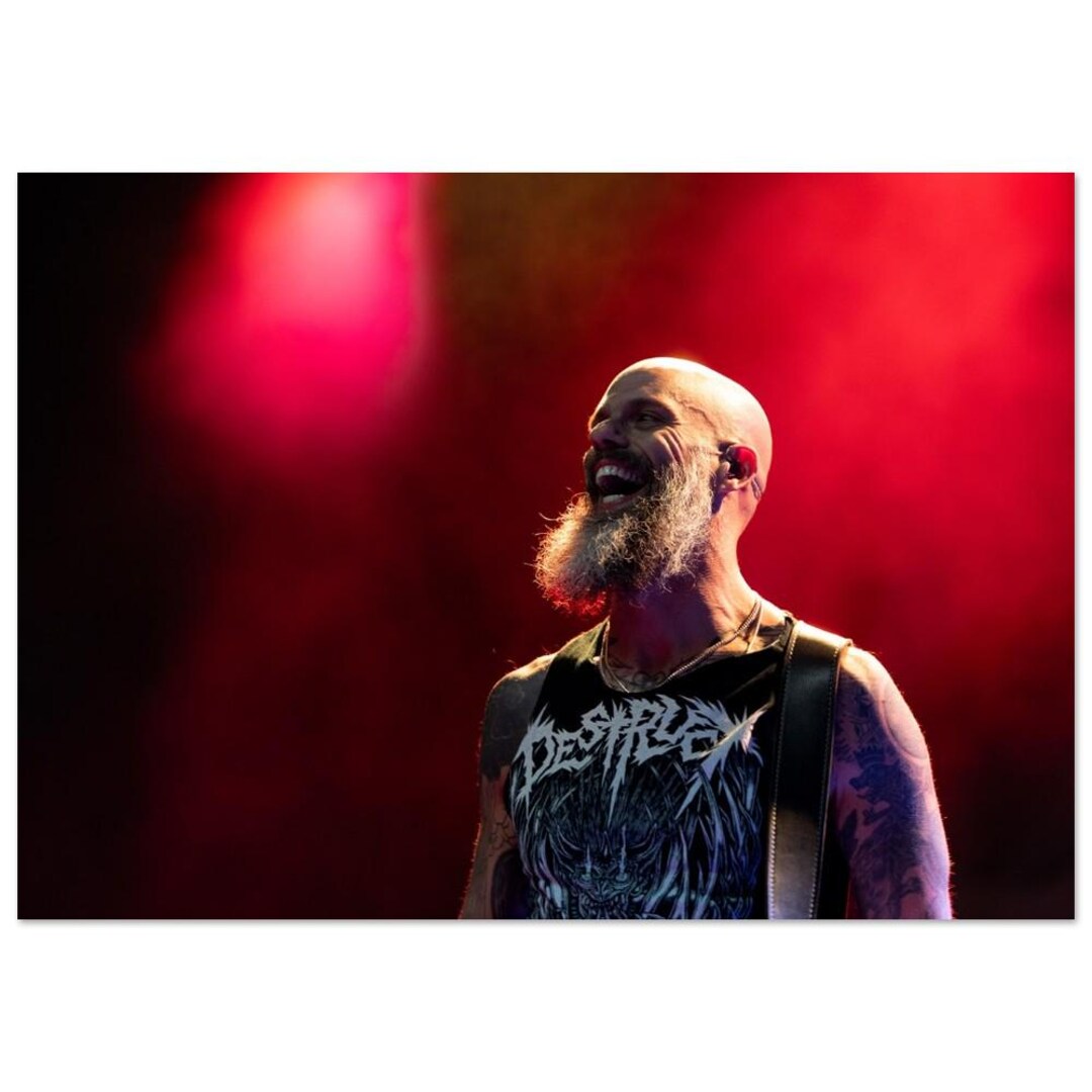 John Dyer Baizley Baroness Poster Joyful Live Performance Music Print