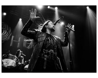 The Hu Live Performance Poster - Monochrome London Concert Print