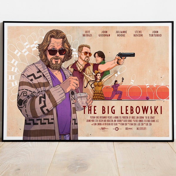 Big Lebowski Poster Etsy