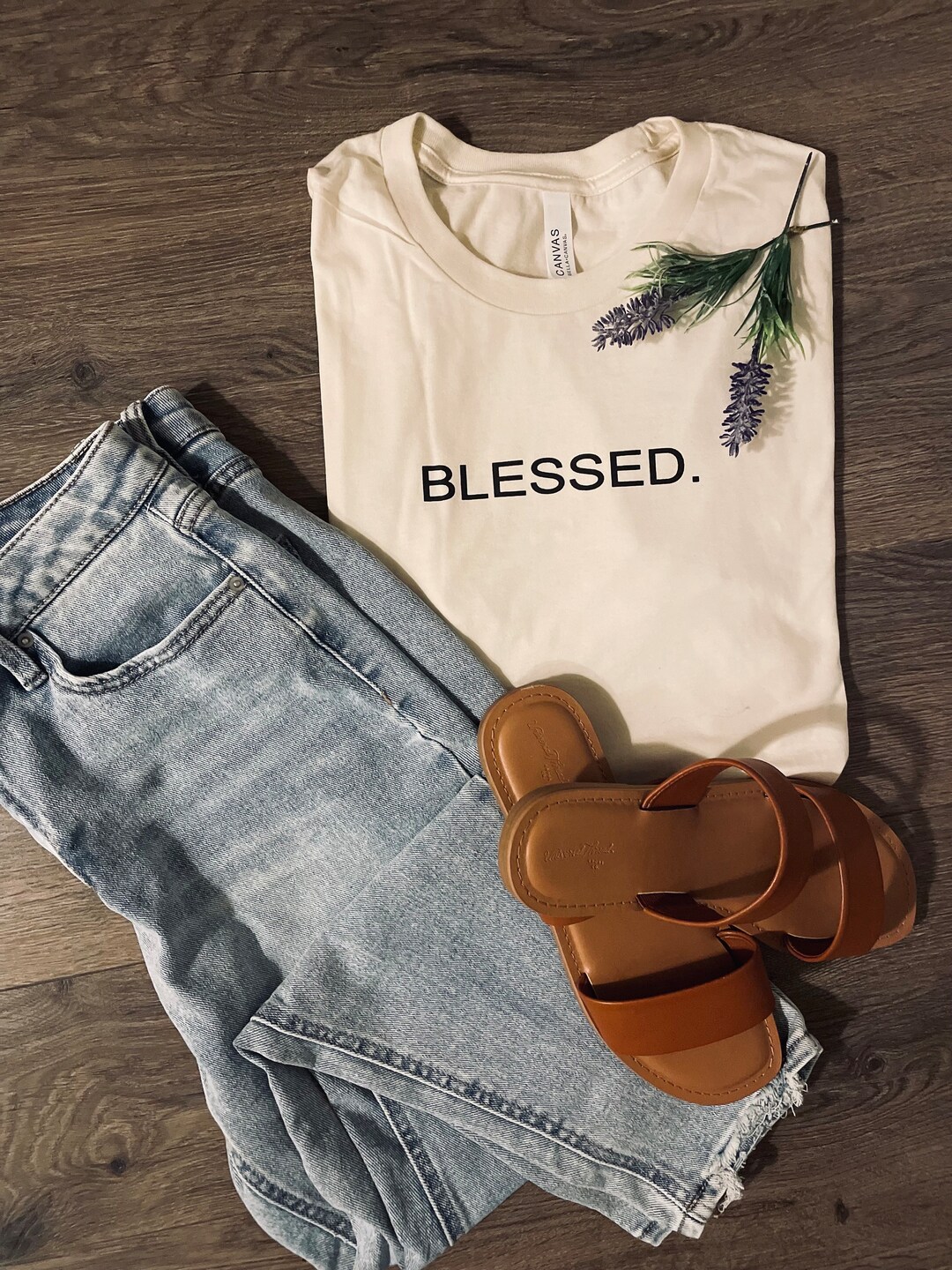 BLESSED. Bella Canvas Tee - Etsy