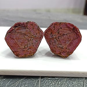 436 Carat Natural African Ruby Amazing Ruby Rough Pair. 100% Natural African Ruby Gemstone Rough.