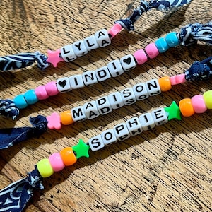 Custom Bandana Bracelets