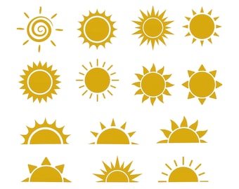 Sun Embroidery Design, Boho Sun Embroidery Design, Sun Bundle Embroidery Design, Swirl Sun Embroidery Files, Mini Sun Embroidery 4 sizes