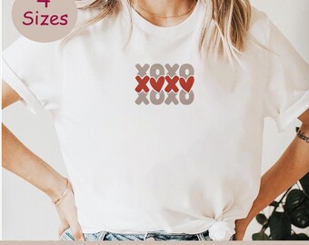 XOXO Valentines Day Embroidery Design (4.4-7.7 inch) (PDF)