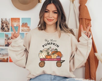 Hey There Pumpkin Crewneck Sweatshirt