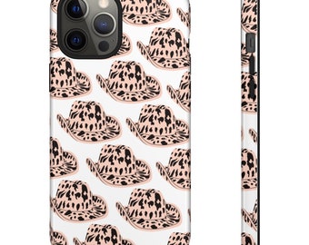 Animal Print Cowgirl Hat Tough Cases iPhone Case Samsung Galaxy Case Google Pixel Case Trendy Phone Case Girly Phone Case