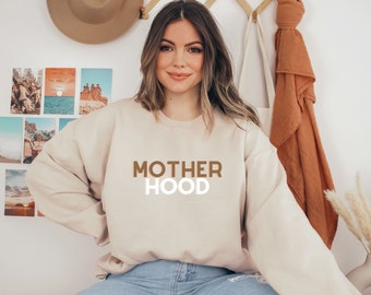 MOTHERHOOD Heavy Blend Crewneck Sweatshirt, Mom Life, Mama, Mom Vibes, Mom Sweatshirt