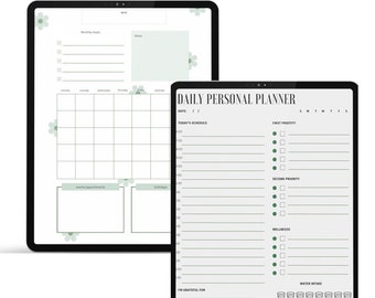 Digital Planners - Undated Monthly & Daily