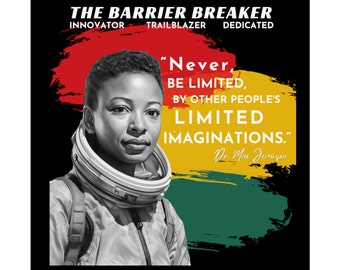 Mae Jemison Black History Month Posters | The Barrier Breaker Poster