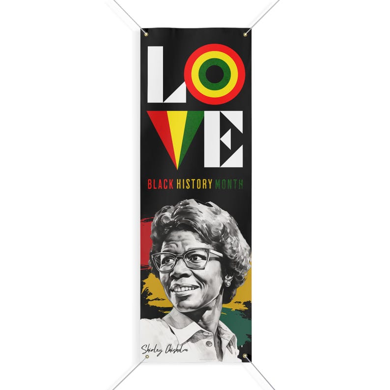 Black History Month Door Decorations: Love, Shirley Chisholm ...