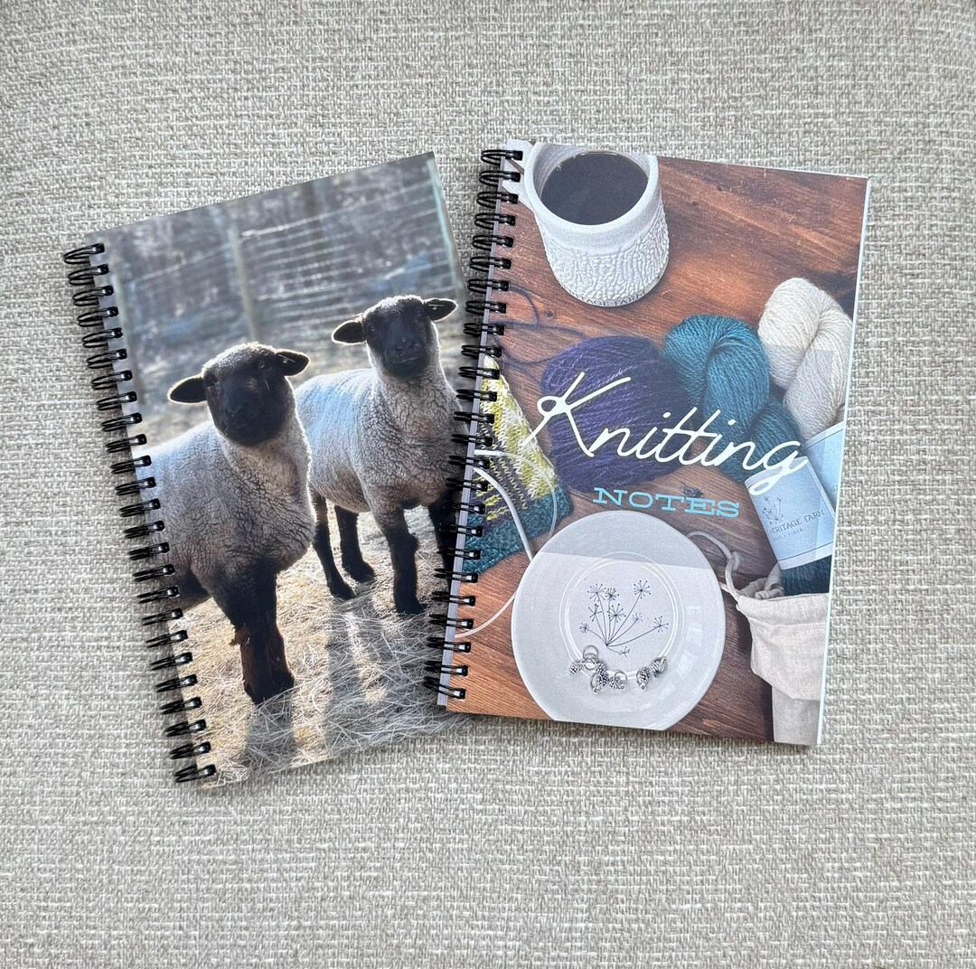 Knitting Project Journal: Woolie Girls or Knitting Notes (8.5x5.5